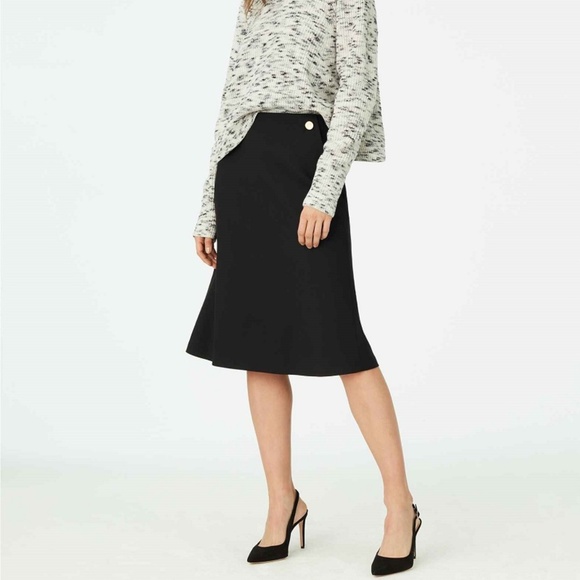 NWT Club Monaco Black Borrem Skirt 00 - Picture 1 of 6